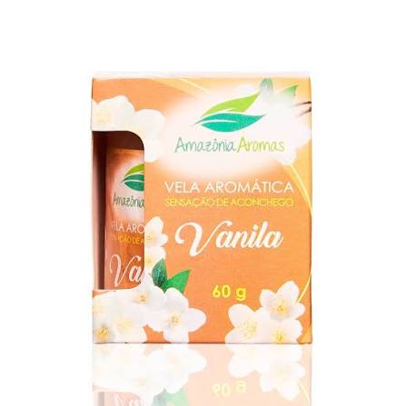 VELA PERFUMADA AMAZONIA AROMAS 60G VANILA