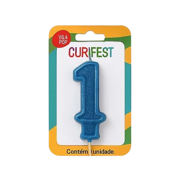 VELA STANDART AZUL Nº 1 CURIFEST