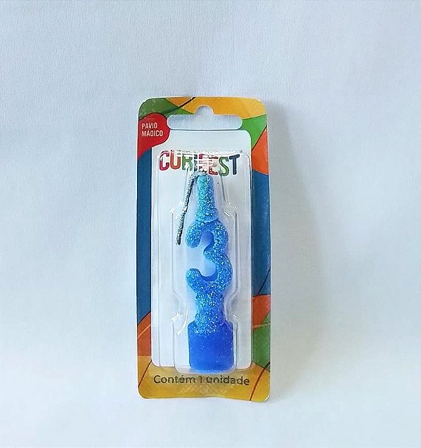 VELA STANDART AZUL Nº 3 CURIFEST