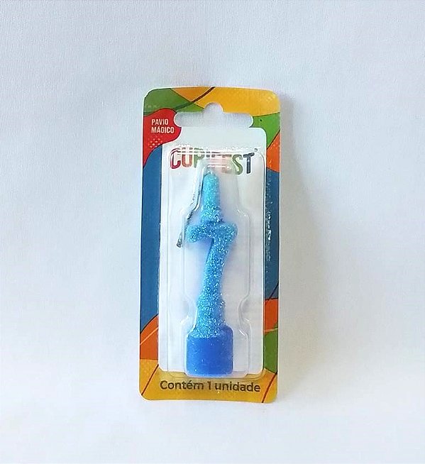 VELA STANDART AZUL Nº 7 CURIFEST