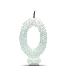 VELA SUPER NUMERO SIMPLES BRANCO Nº 0 CURIFEST