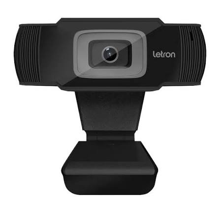 WEBCAM GRANDE ANGULAR WIDE 120 VGA MICROFONE E ALTO FALANTE PRETA LETRON