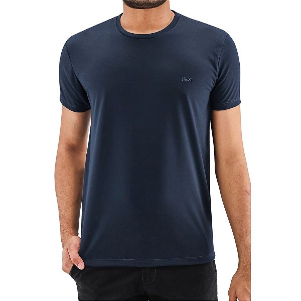 Camiseta Ogochi M/C Essencial Slim - Azul Marinho