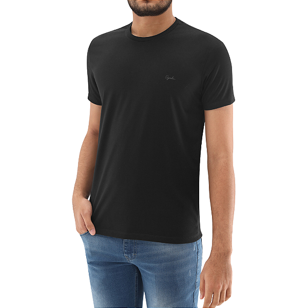 Camiseta Ogochi M/C Essencial Slim - Preto