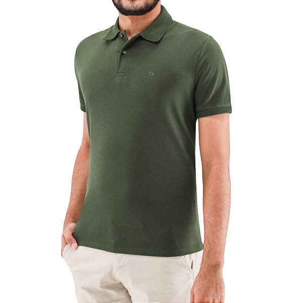Camiseta Ogochi Gola Polo Essencial Slim Masc.7510001-0417