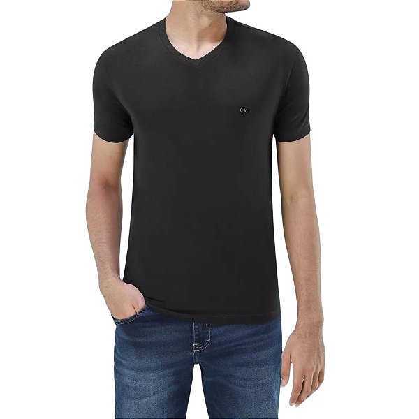 Camiseta Ogochi Essencial Slim Masculina M/C Degote V 6000003-0005