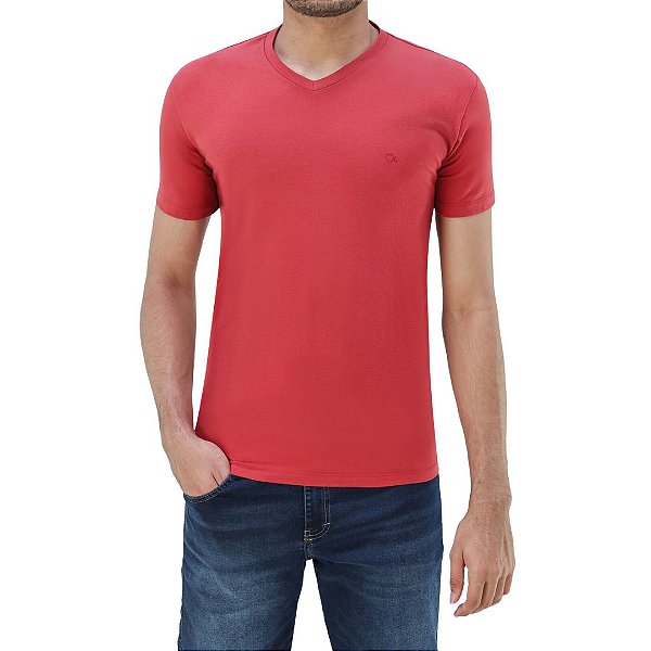 Camiseta Ogochi Essencial Slim Masc. Degote V 6000003-0045