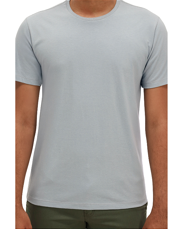 Camiseta Ogochi Essencial Slim Masculina M/C Azul Céu