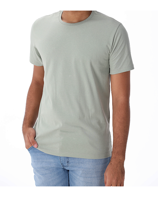 Camiseta Ogochi Essencial Slim Masculina Verde Cidreira