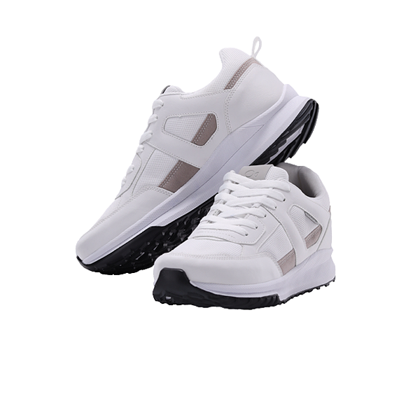 Tênis Ogochi Sintético Masculino Branco Det Band