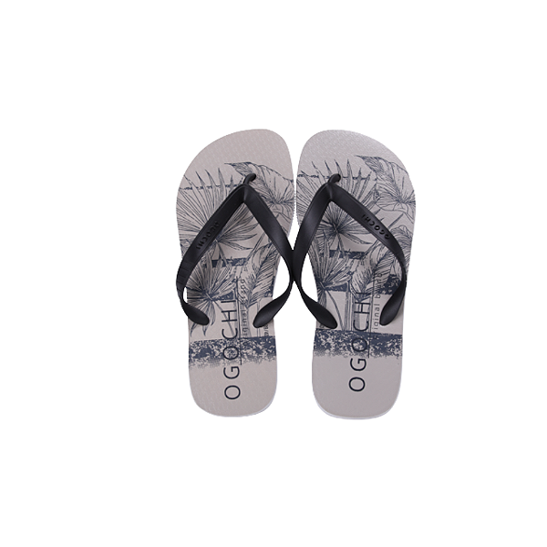 Chinelo Ogochi Casual Estampado Sintético Salmão