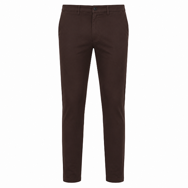Calça Jeans Ogochi Bolso Faca Slim Essencial Masculino Café