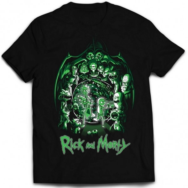 CAMISETA RICK AND MORTY - TIME SPACE