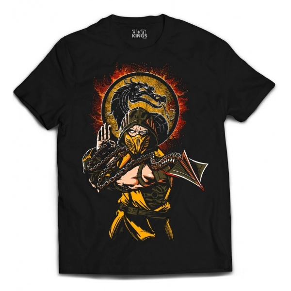 CAMISETA MORTAL KOMBAT - SCORPION
