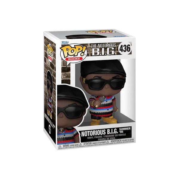 FUNKO POP THE NOTORIOS B.I.G SUMMER 95 100%ORIGINAL