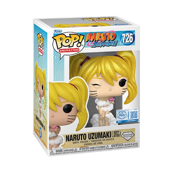 FUNKO POP NARUTO UZUMAKI SEXY JUTSU 726 DIAMOND 100%ORIGINAL