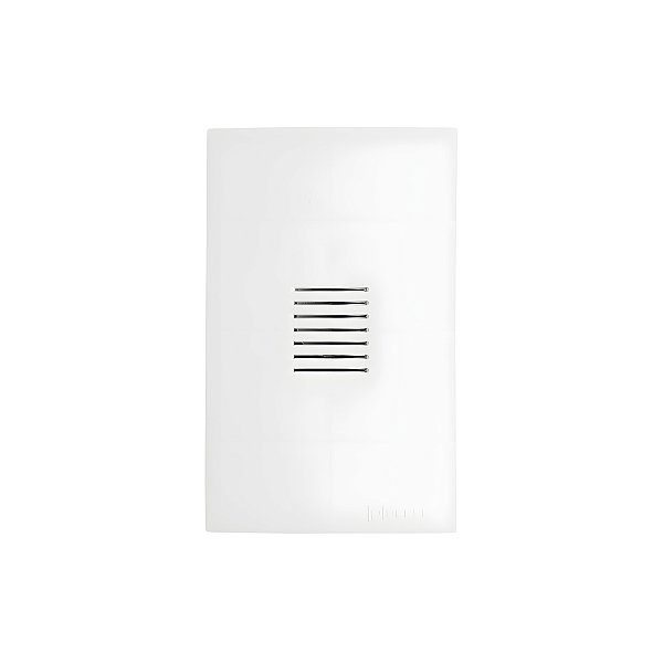 Capinha Cigarra Bivolt com Placa – Branco