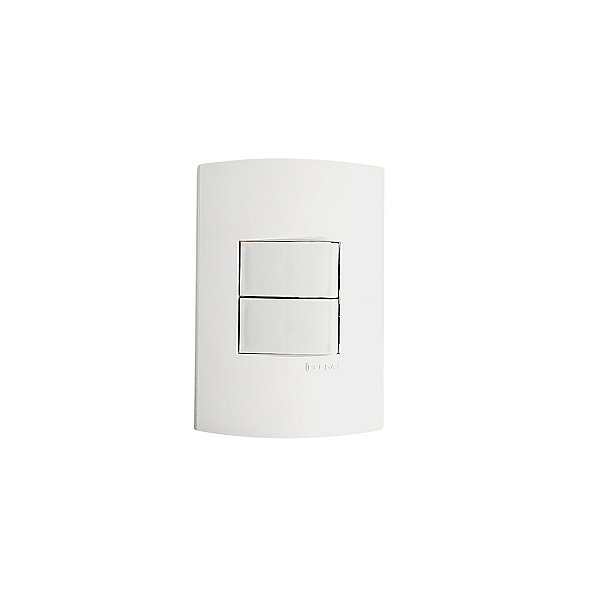 Interruptores Simples 10A-250V~ Com Placa – Branco