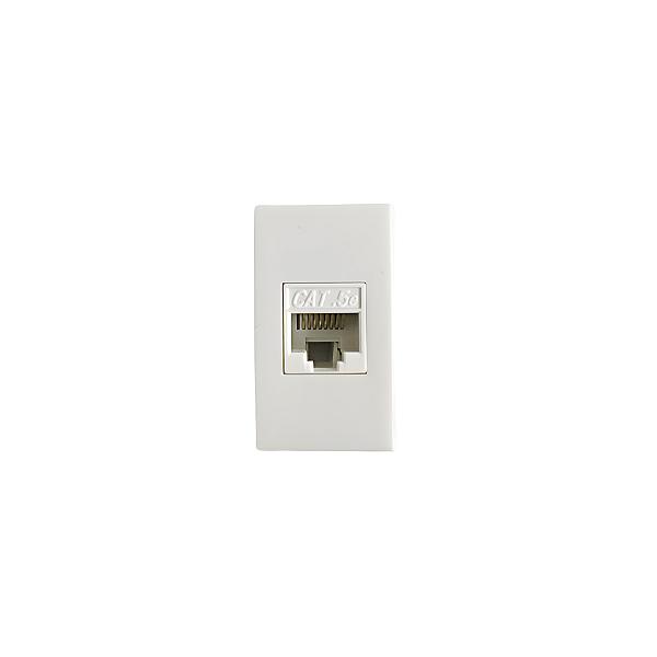 Módulo Tomada RJ45 CAT 5 – Branco