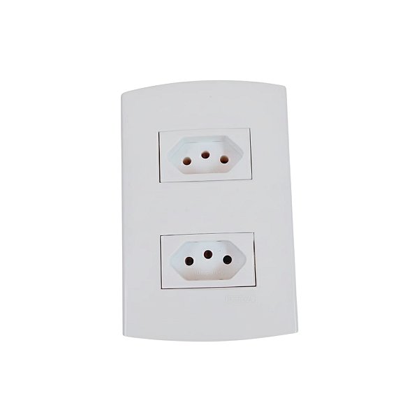 Conjunto Duas Tomada Padronizada 2P+T 10A- 250V~