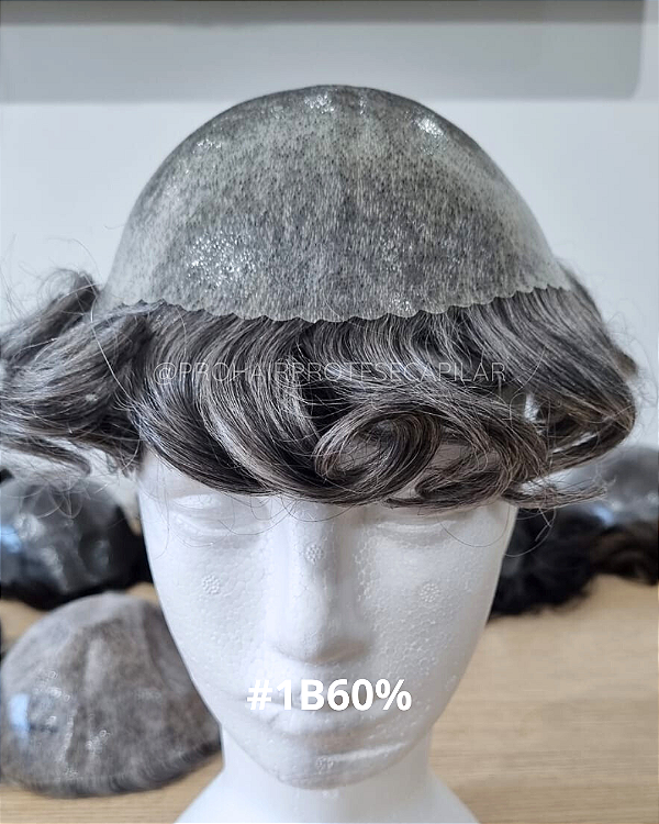 #1B60% - Castanho Escuro -  Micropele - Grisalho - 20x25 - No Duplo