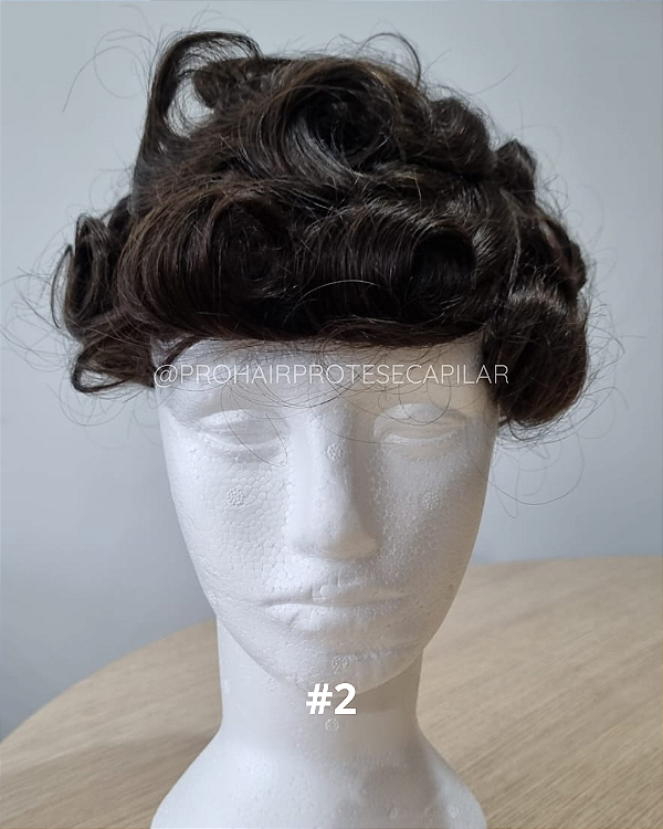 #2 - Castanho Medio Escuro - tom 2 - Micropele - 20x25 - No Duplo