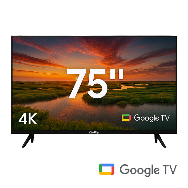 iGotUp Crystal Pro 75 – Smart 4K Google TV