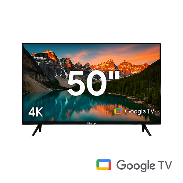 iGotUp Crystal 50 Frameless – Smart 4K Google TV