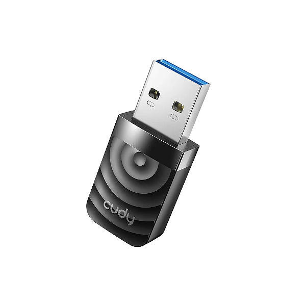 ADAPTADOR WIRELLESS DUAL BAND USB CUDY AC 1300 MODELO WU1300S