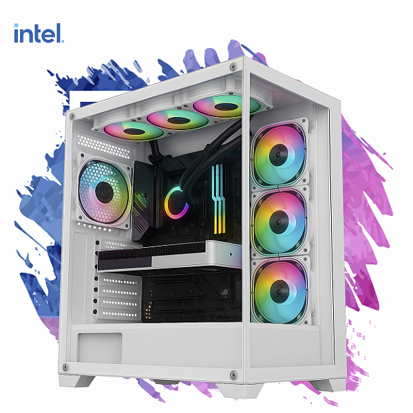 PC Gamer Voll, Intel Core I7 14700kf, Nvidia RTX 5070 12gb, 32gb DDR5, SSD 1tb Nvme, Water Cooler 360mm, 750w 80 Plus