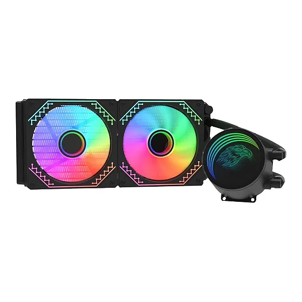 Water Cooler Gamer K-mex Wac7 Infinite Space, 240mm, ARGB - Wac7f12qftdab0x