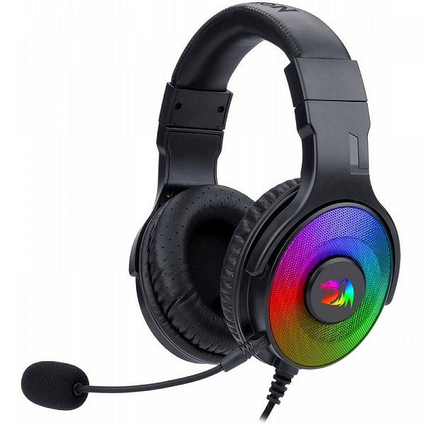 Headset Gamer ReDragon, Pandora 2, RGB, USB + 3.5mm , Microfone Destacável, H350RGB-1