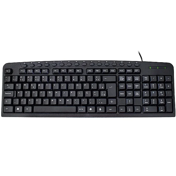 Teclado Multimidia Preto Km-2928 Usb K-mex