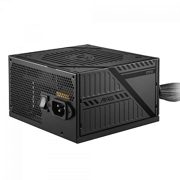 Fonte de Alimentacao MSI MAG A550BN, 550W, 80 Plus Bronze, PFC Ativo, Com Cabo, Preto - MAGA550BNL