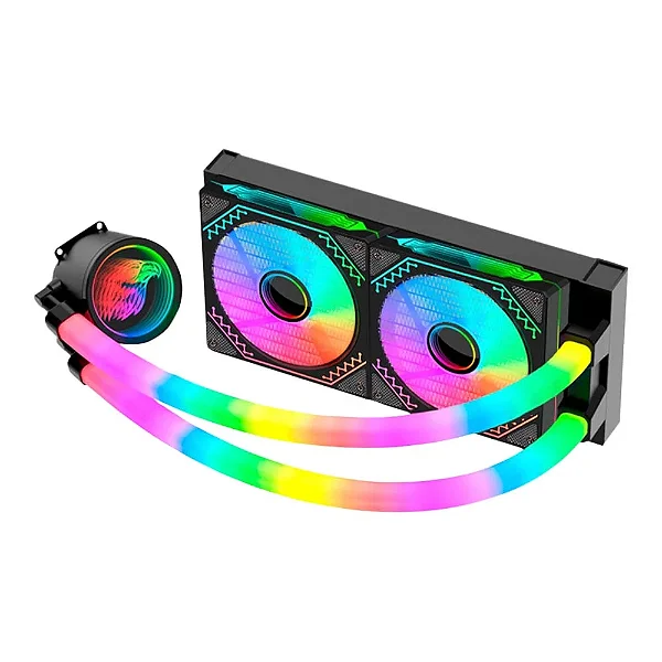 Water Cooler Gamer K-mex Wac9 Bifrost Infinite 240mm Preto ARGB Wac9f123apdab0x U Unica Unica