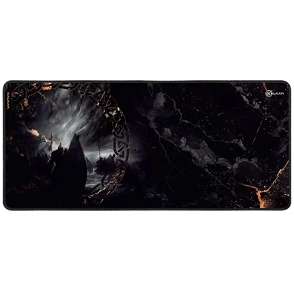MOUSEPAD KALKAN 900X400X4MM PRETO EMBER KLK00062