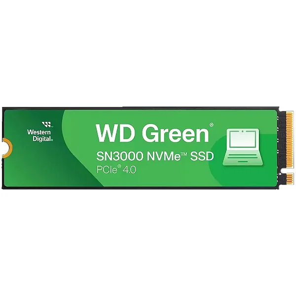 SSD - Nvme 1TB| Unidade De Estado Sólido Western Digital Sn3000 NvmePcie 4.0 5000/4200 Mb/s M.2Preto