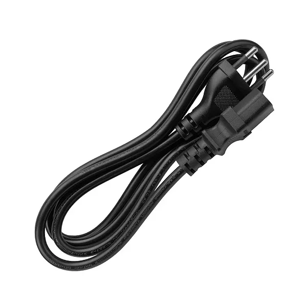 Cabo Força Tripolar 1,5m 10a 3x0,75mm PC Tv Notebook Fonte