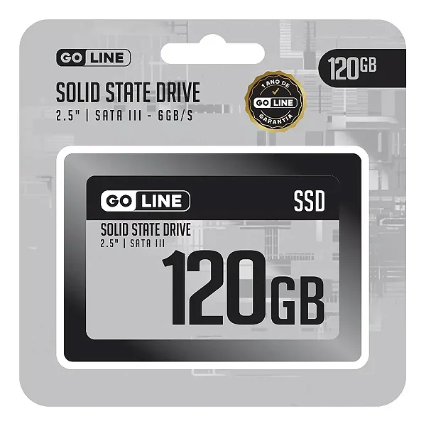 SSD Goline 2,5” Polegadas,Sata Iii 120GB