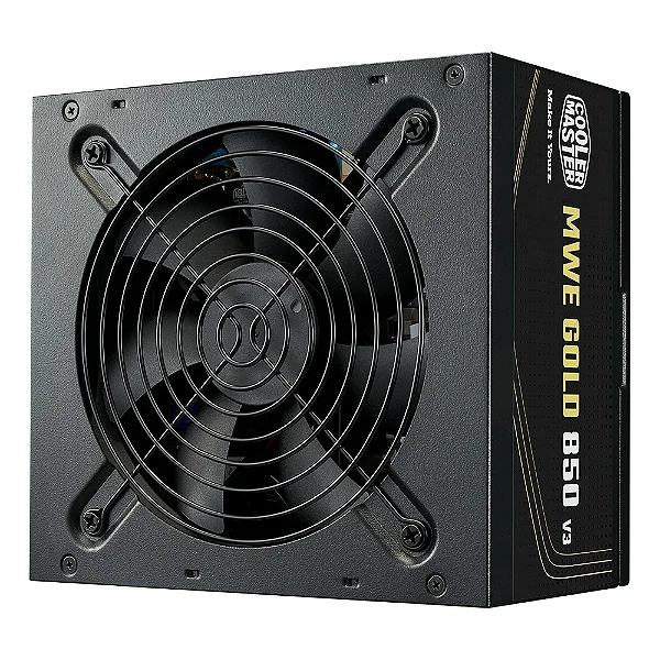 Fonte Cooler Master Mwe Gold 650 V3, 650w, 80 Plus Gold, Atx 3.1, Pfc Ativo, Mpe-6502-acaag-3bbr
