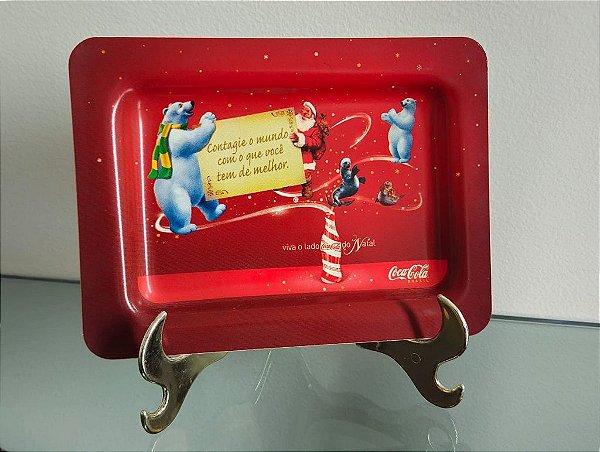 bandeja coca cola (antiguidade / raridade / relíquia / antiquário)