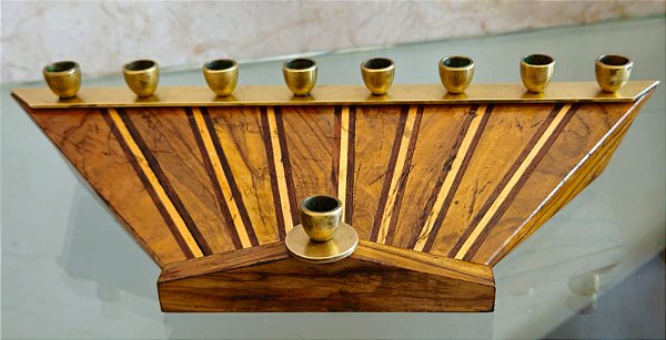 Menorah / candelabro judaico / israel / jerusalém (antiguidade / raridade / relíquia / antiquário)