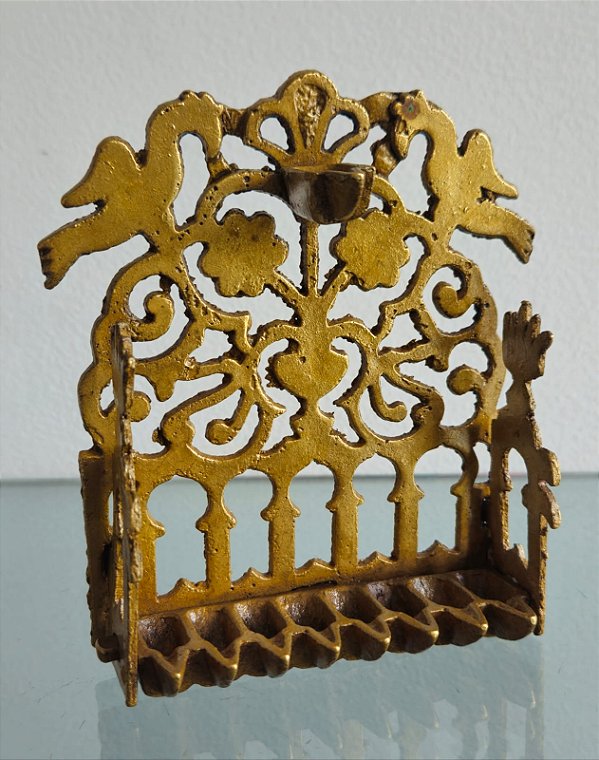 Menorah / candelabro judaico / israel / jerusalém (antiguidade / raridade / relíquia / antiquário)