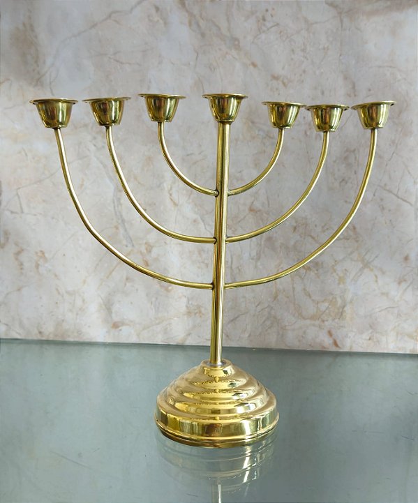 menorah / candelabro judaico / israel / jerusalém (antiguidade / raridade / relíquia / antiquário)