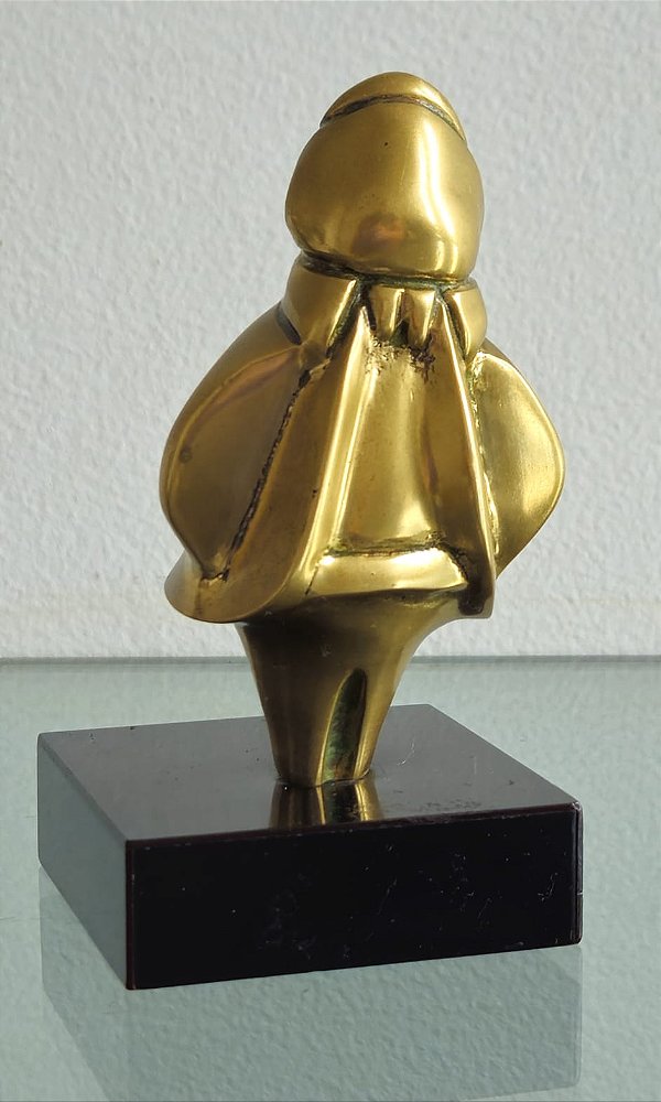 Escultura em bronze / judaica / israel / jerusalém (antiguidade / raridade / relíquia / antiquário)