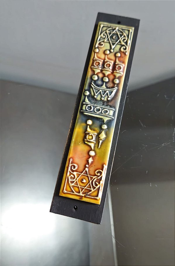 mezuzá / mezuzah / israel / jerusalém (antiguidade / raridade / relíquia / antiquário)