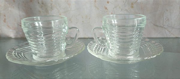 xícaras de café c pires (antiguidade / raridade / relíquia / antiquário)