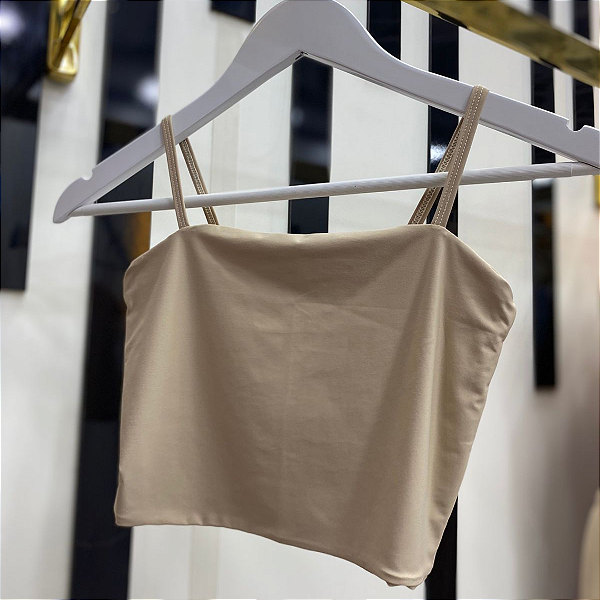 TOP CROPPED ALÇA NUDE