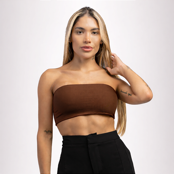 TOP FAIXA MARROM