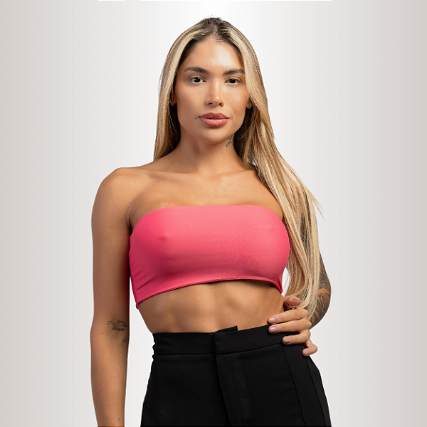 TOP FAIXA ROSA